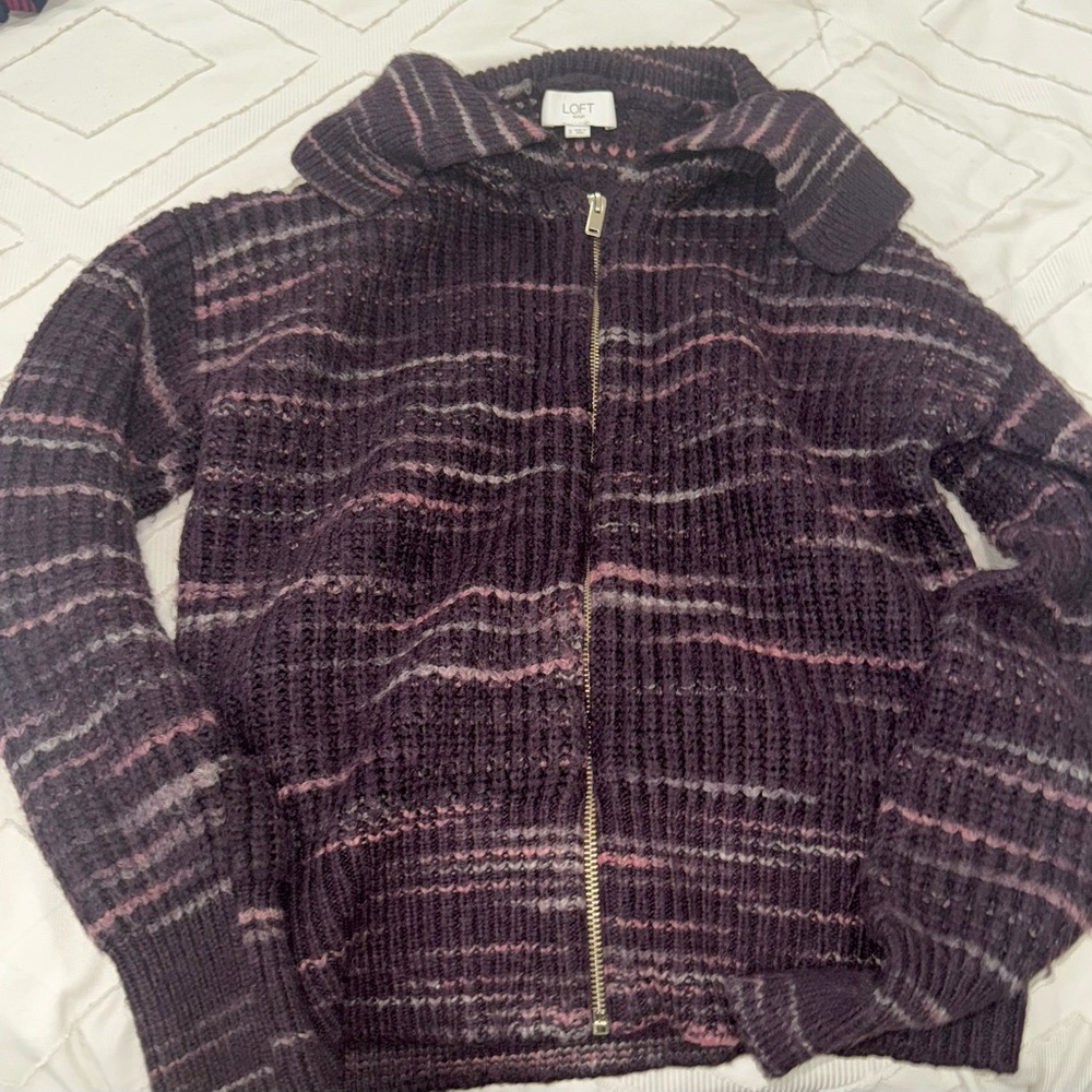 LOFT Multicolor Knit Sweater